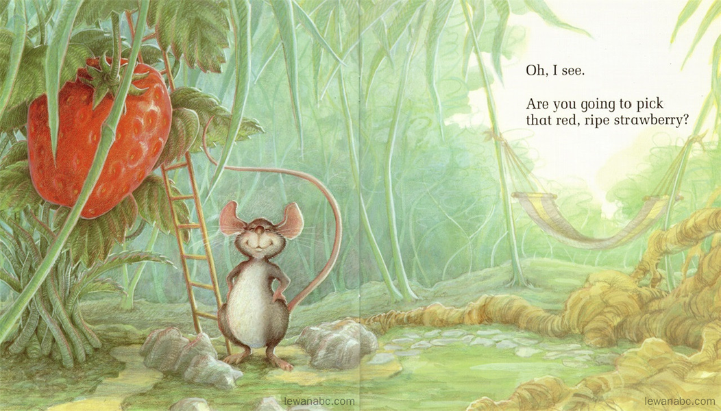 (30周)The Little Mouse,The Red Ripe Strawberry,and The Big Hungry Bear绘本故事第4页