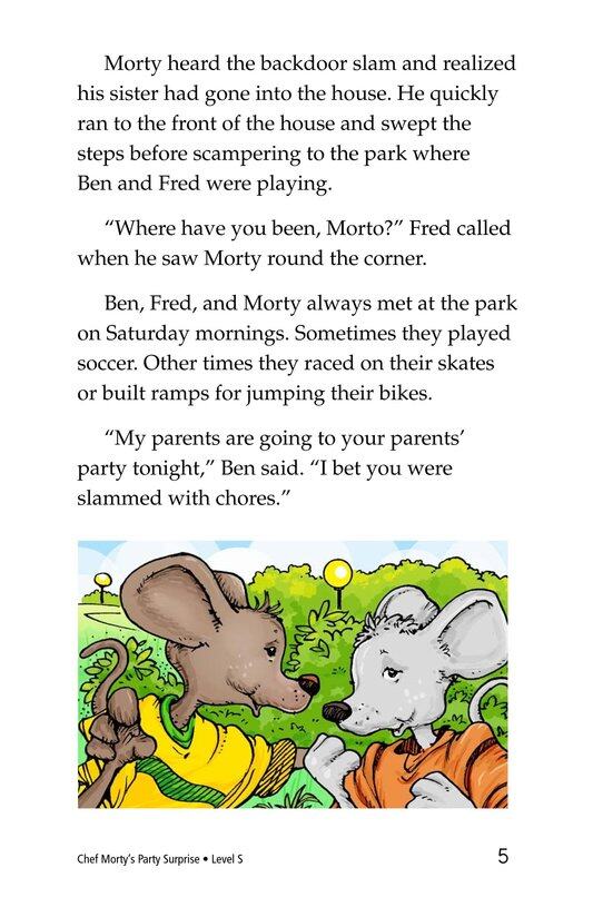 Chef Morty's Party Surprise绘本故事第5页
