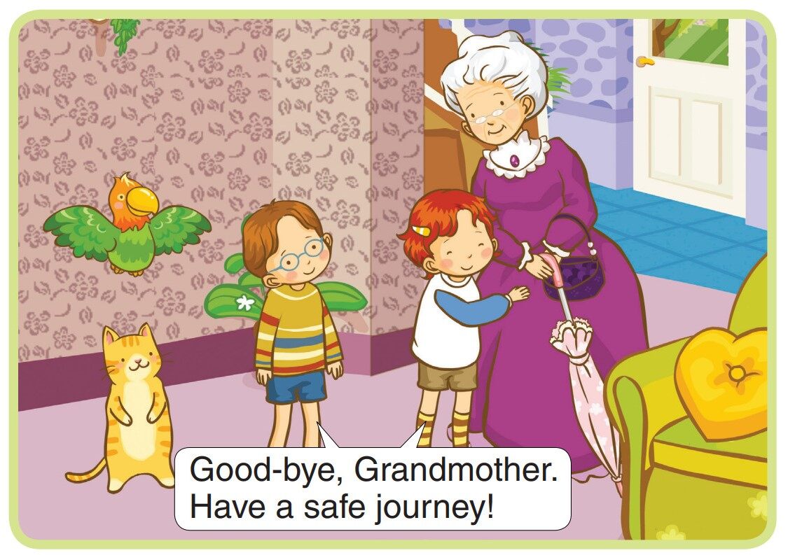 Grandmother Goes Home!绘本故事第3页