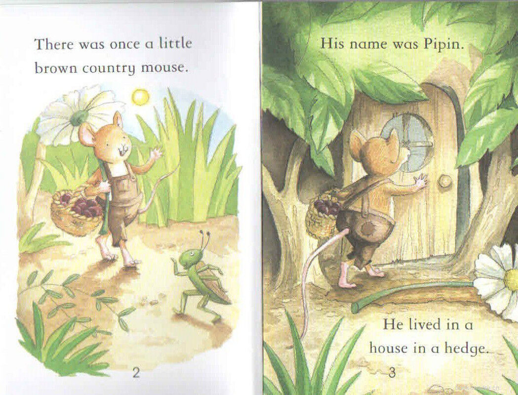 The Town Mouse and the CountryMouse绘本故事第3页