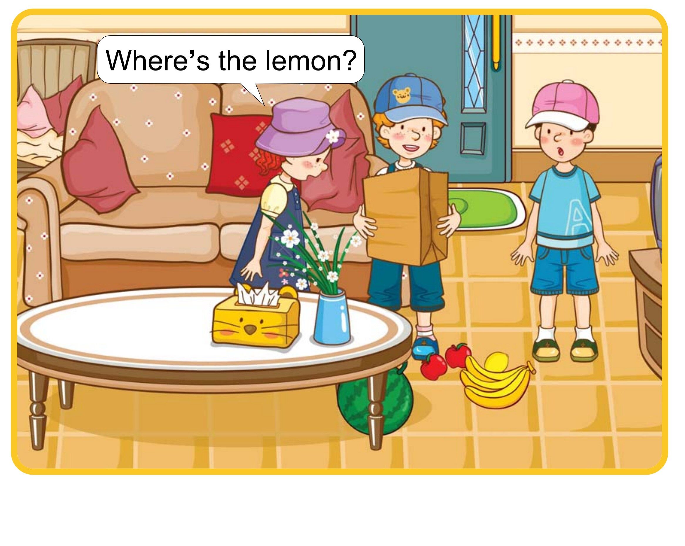 Where's the Watermelon?绘本故事第5页