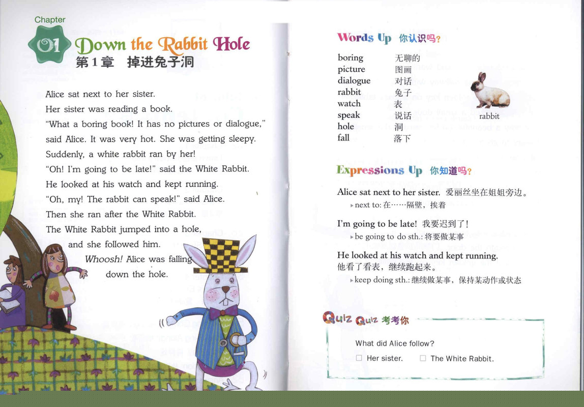 Alice in Wonderland 爱丽丝漫游奇境记 绘本故事第3页