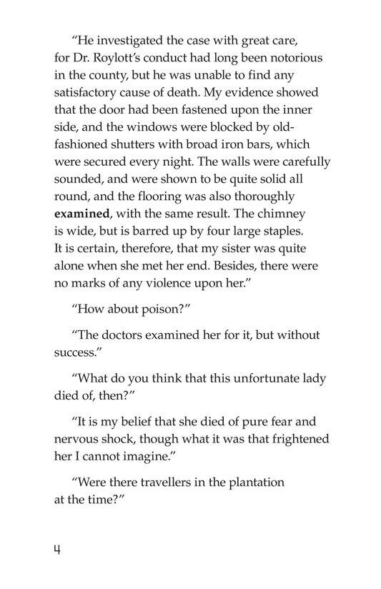 The Adventure of the Speckled Band (Part 2)绘本故事第4页