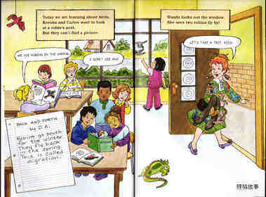 Magic School Bus Flies from the Nest绘本故事第4页