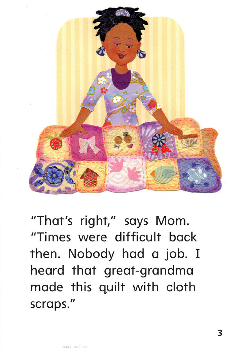 G1 App U6W4 The Quilt绘本故事第5页