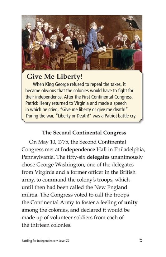 Battling for Independence绘本故事第4页