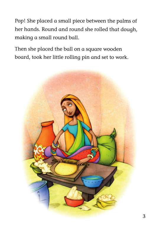 The Great Chapatti Chase绘本故事第4页