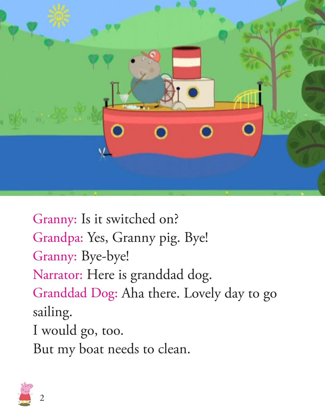 Polly's Boat Trip绘本故事第4页