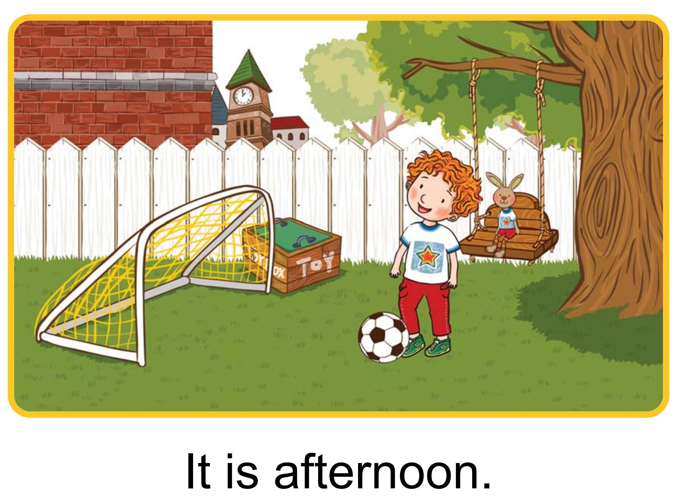 Morning, Afternoon, Evening, Night绘本故事第4页