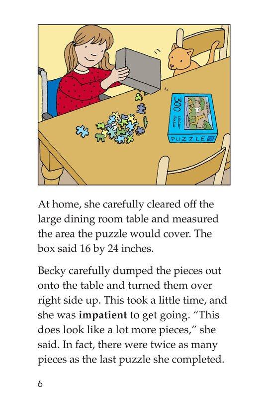 Becky's Puzzle Problem绘本故事第5页