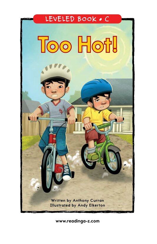 Too Hot!绘本故事第2页