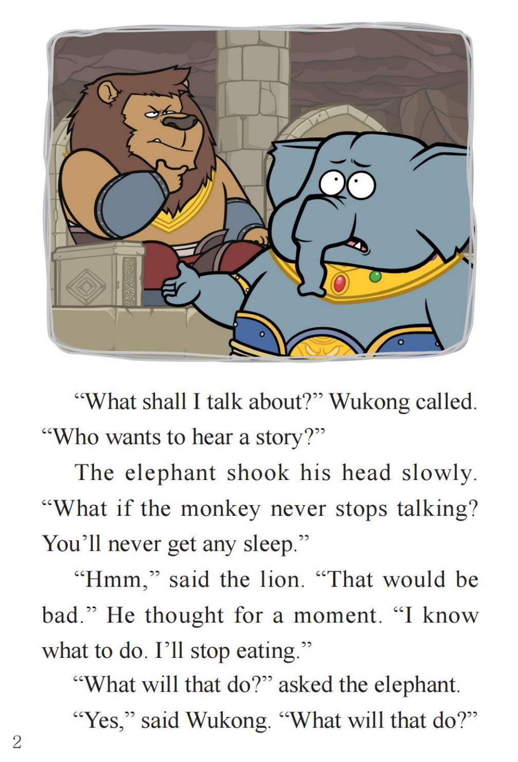 A Problem for the Lion Demon绘本故事第4页