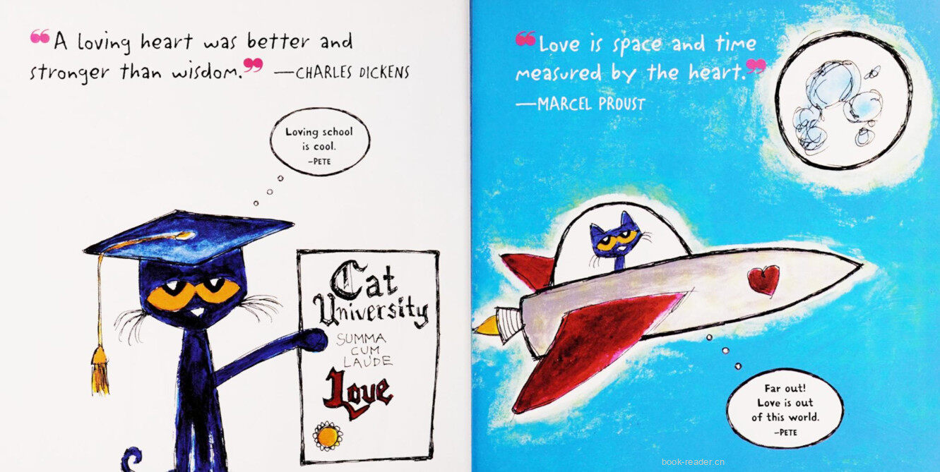 Pete the cat's groovy guide to love绘本故事第4页