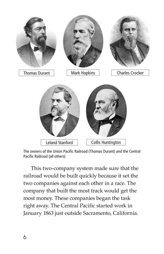 The Transcontinental Railroad绘本故事第5页