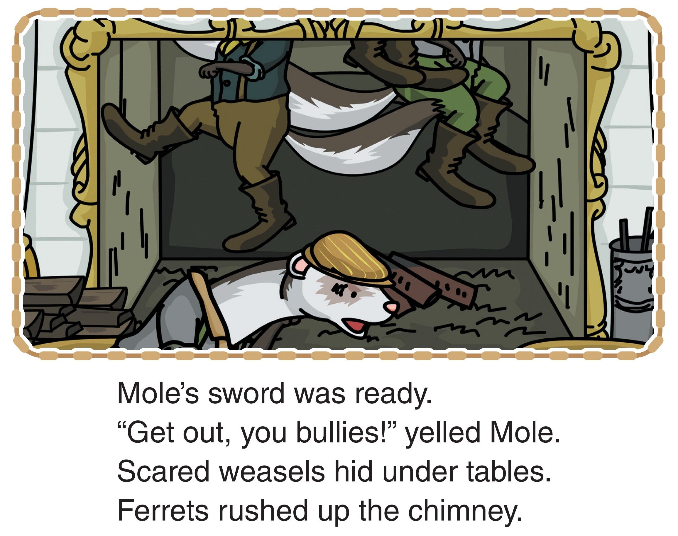 The Battle of Toad Hall绘本故事第5页