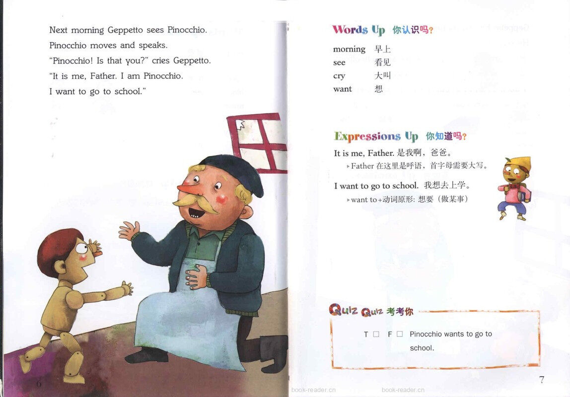 Pinocchio 皮诺曹绘本故事第5页