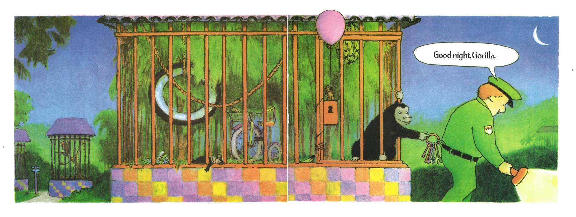 Good night,gorilla绘本故事第3页