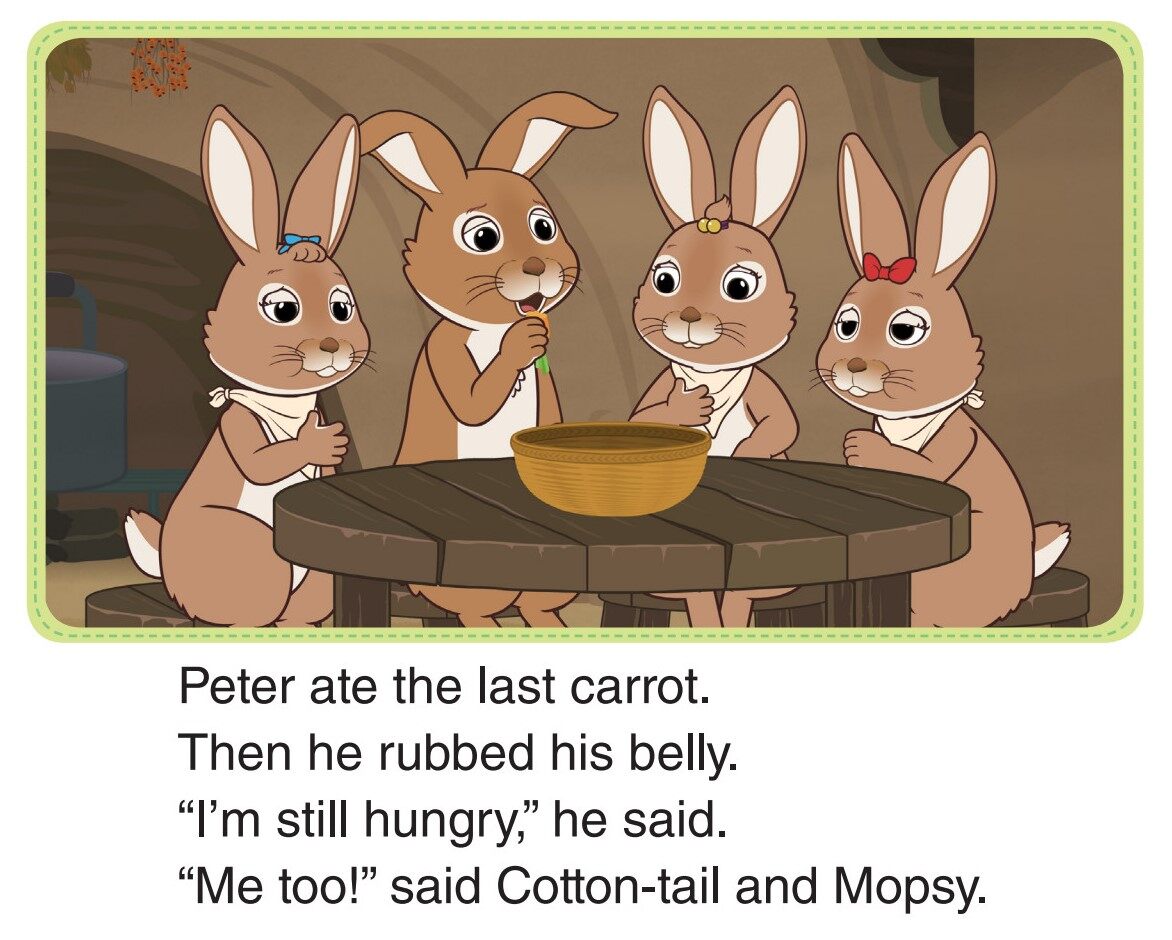 Hungry Bunnies绘本故事第2页
