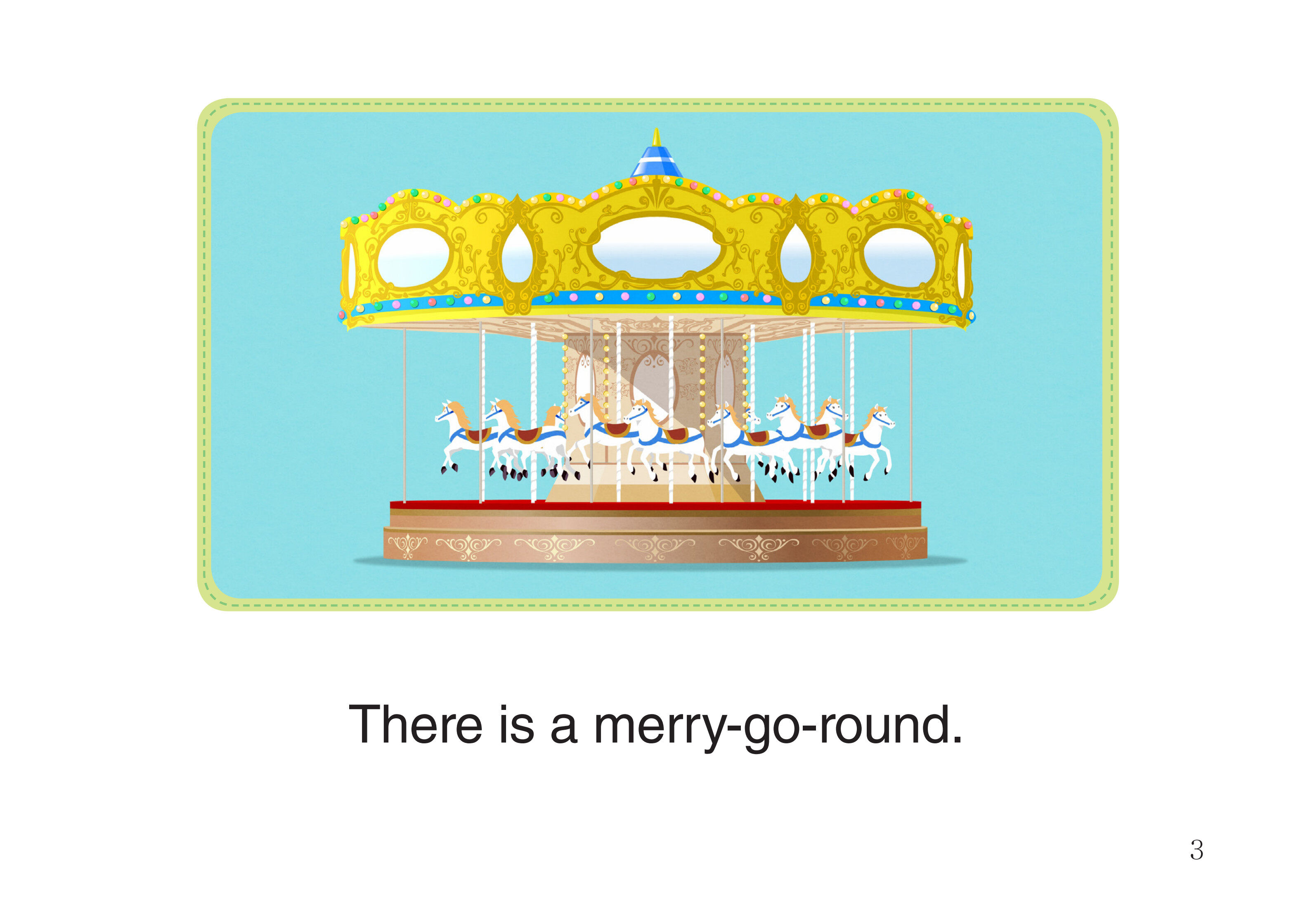 There Are Bumper Cars绘本故事第4页