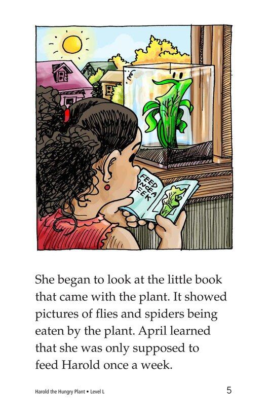 Harold the Hungry Plant绘本故事第5页