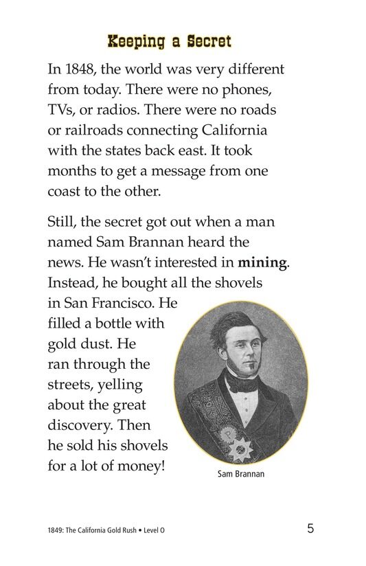 1849 The California Gold Rush绘本故事第4页