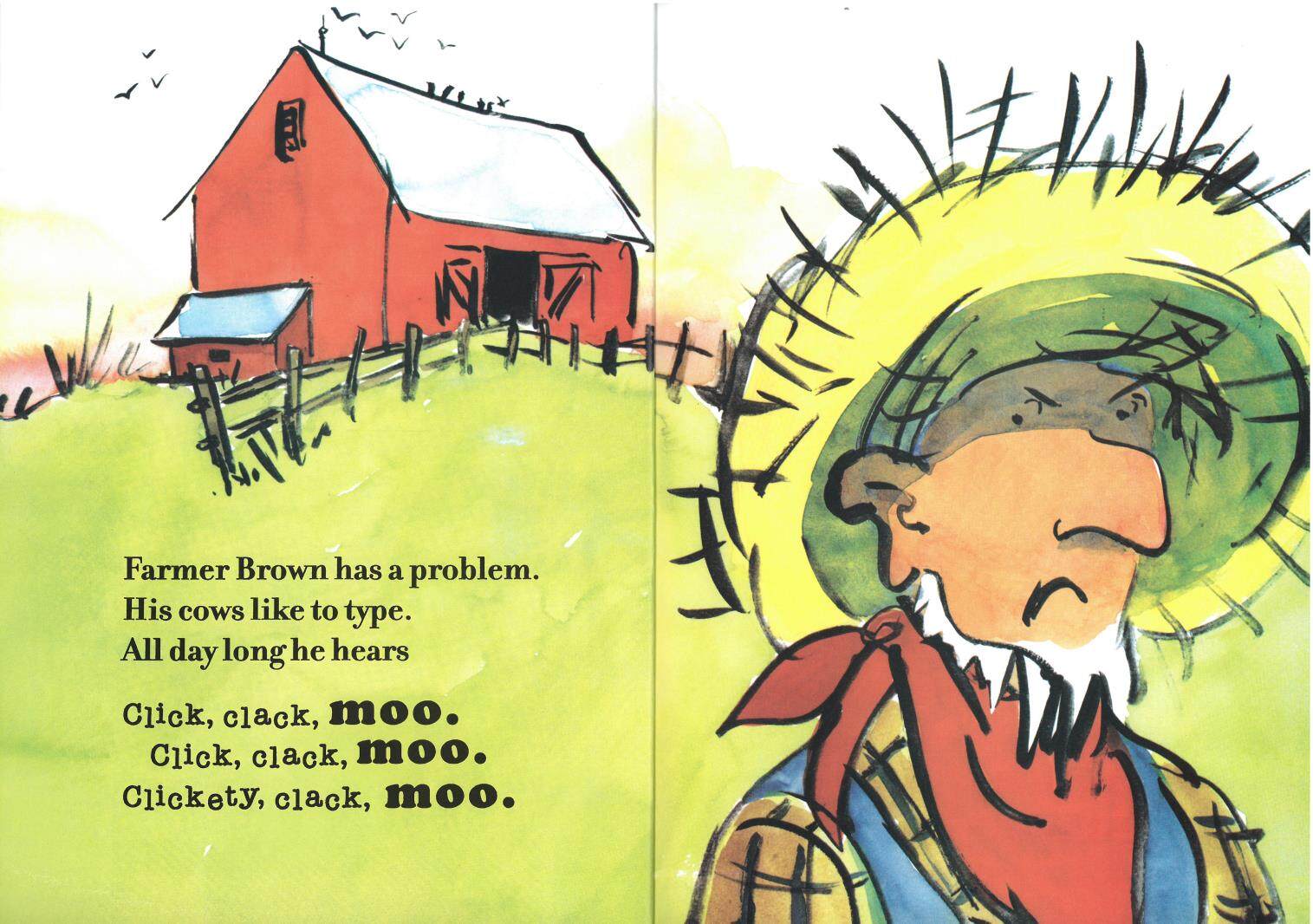 Click,Clack,Moo Cows That Type绘本故事第4页