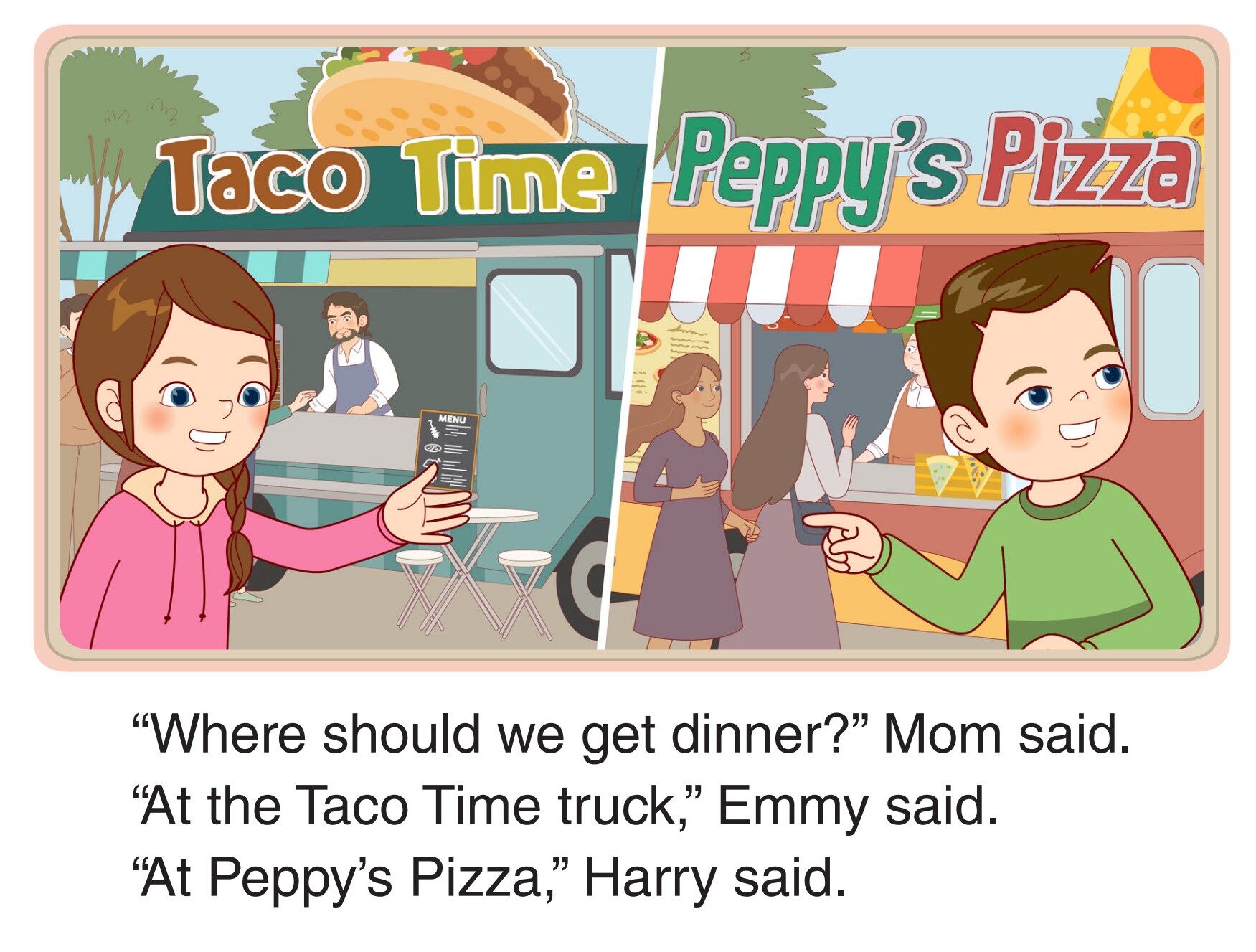 Food Truck Festival绘本故事第4页