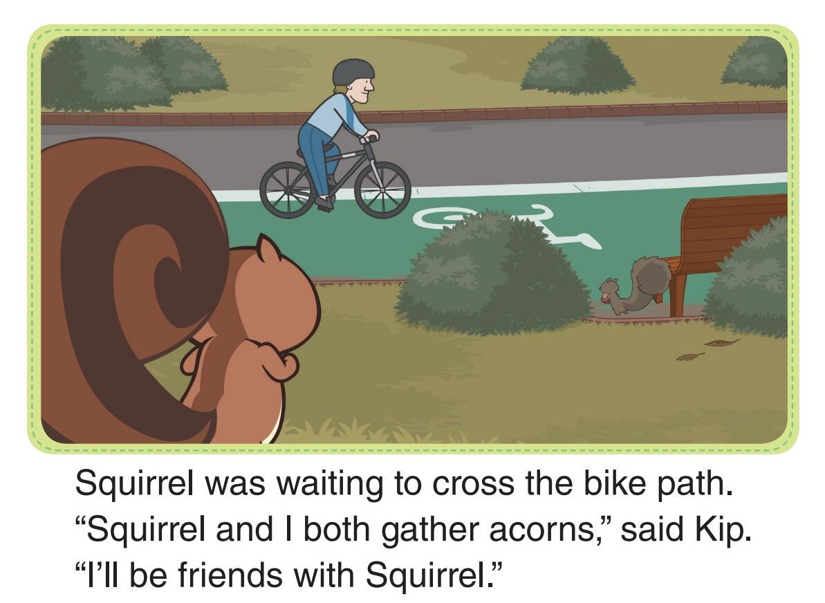 A New Friend绘本故事第5页