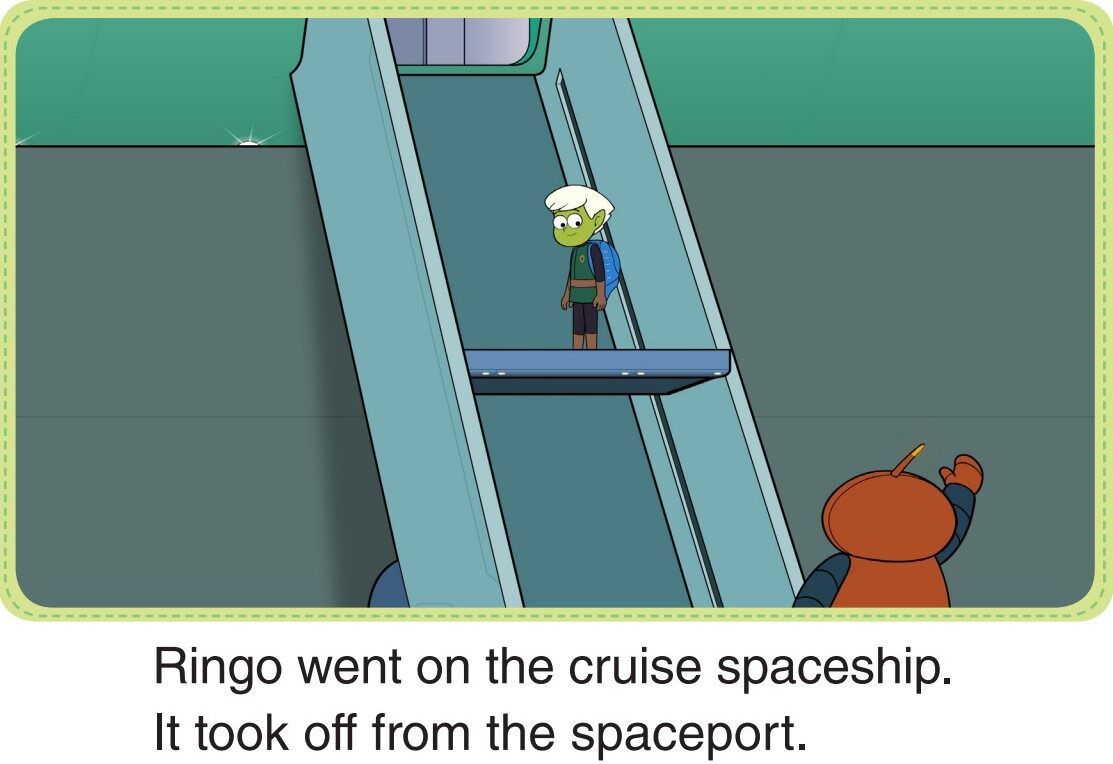 The Cruise Spaceship绘本故事第4页