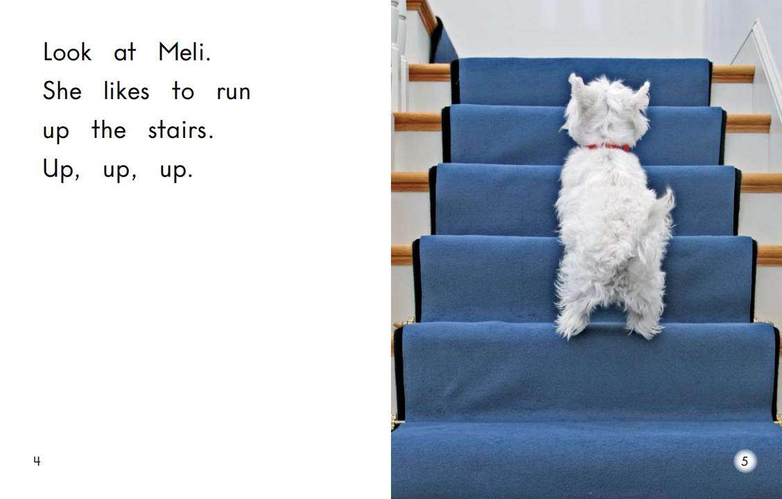 Meli on the stairs绘本故事第4页