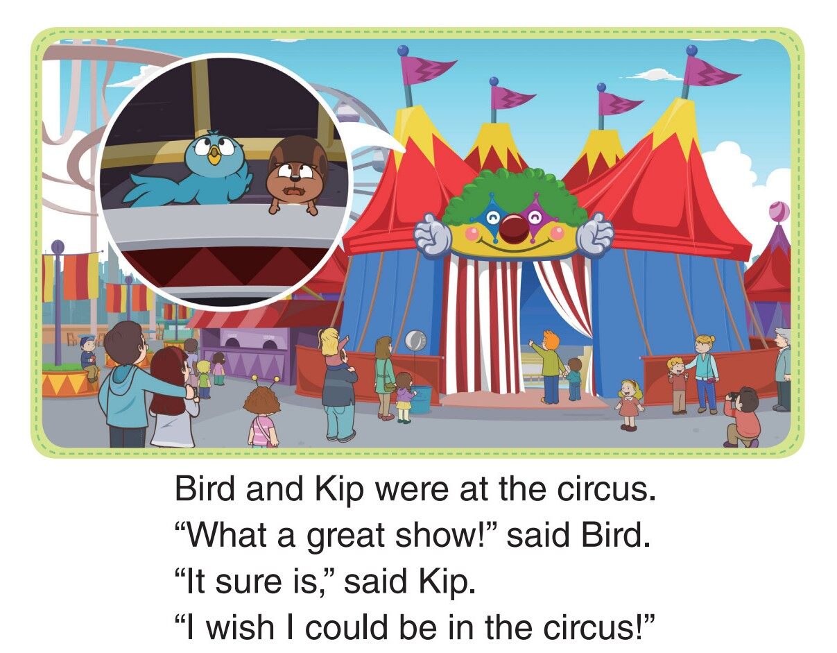 The Circus绘本故事第2页