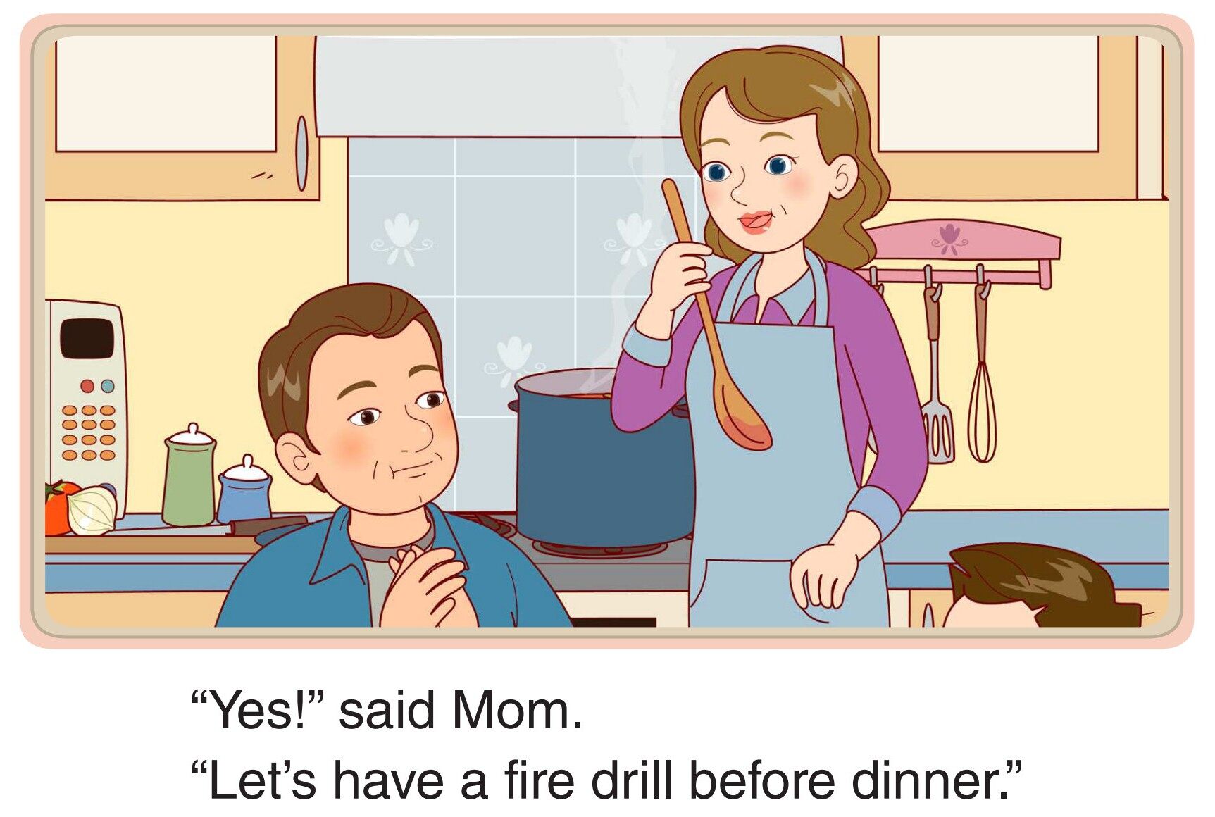 The Fire Drill绘本故事第5页