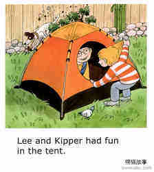 In the Tent!绘本故事第5页