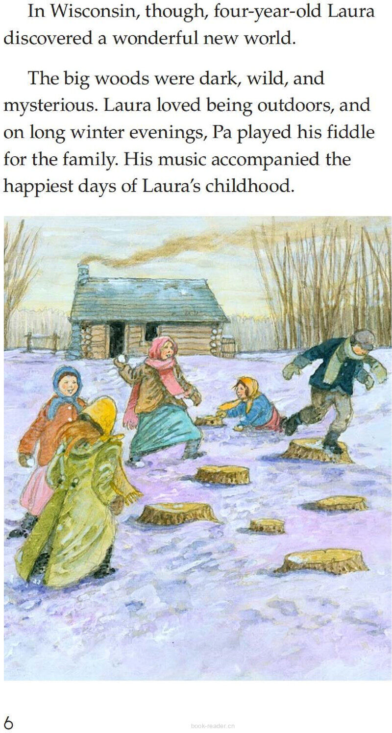 Laura Ingalls Wilder A Pioneer's Life绘本故事第5页