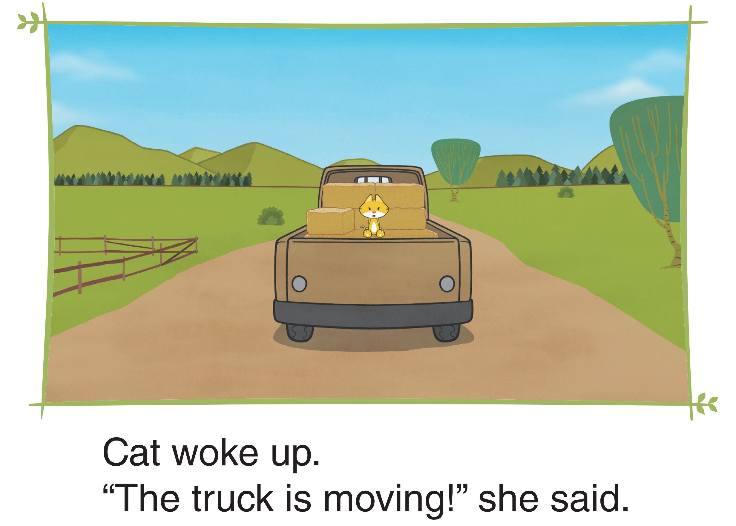 Cat Goes to Town绘本故事第4页