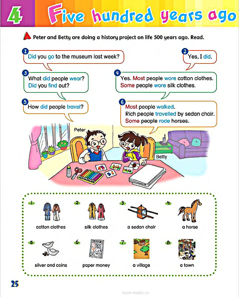 4 Five hundred years ago绘本故事第3页