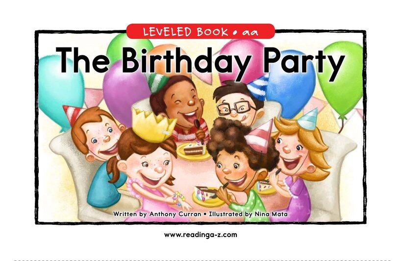 The Birthday Party绘本故事第2页