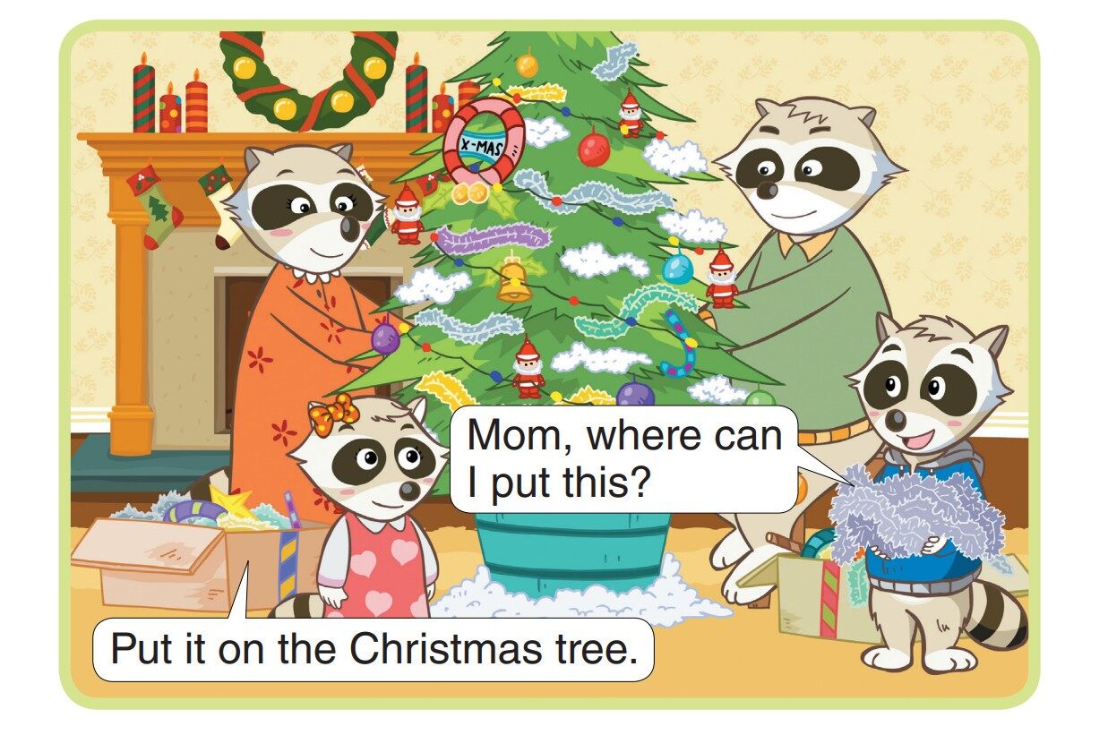 Getting Ready for Christmas绘本故事第2页