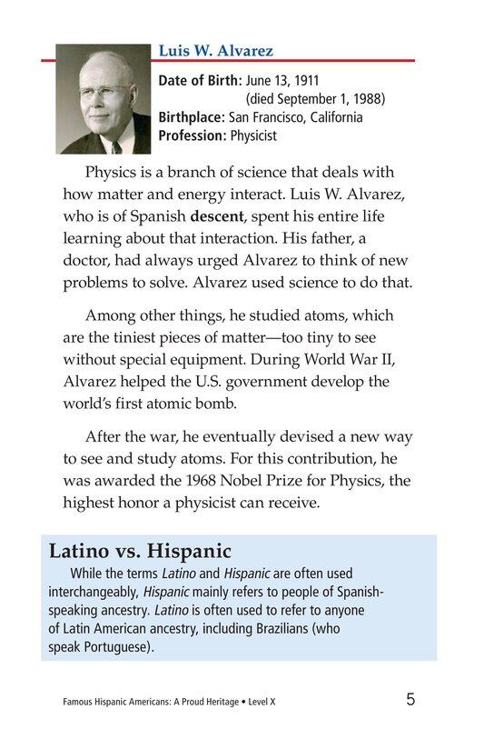 Famous Hispanic Americans A Proud Heritage绘本故事第4页
