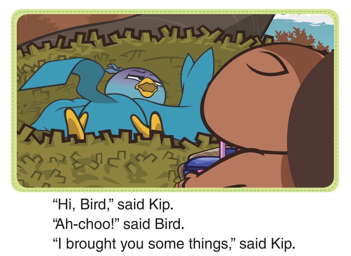 Bird Feels Better, Kip Feels Better绘本故事第5页