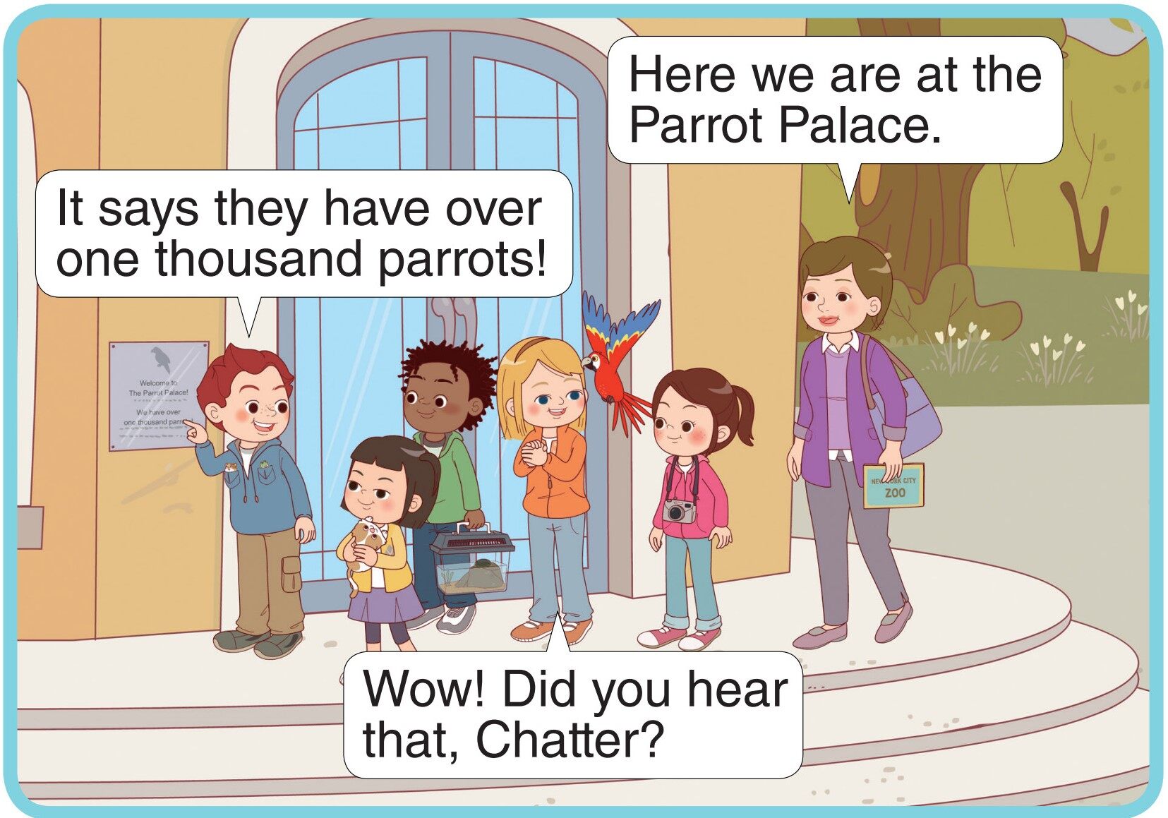 The Parrot Palace绘本故事第4页