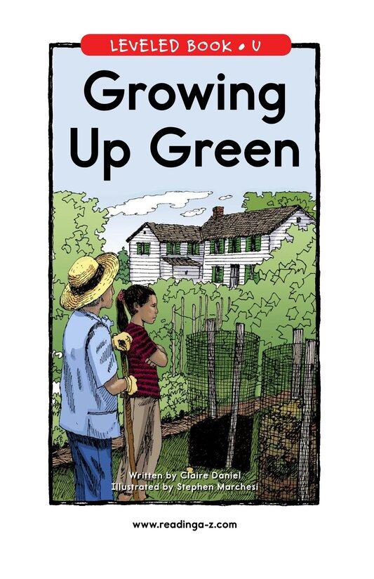 Growing Up Green绘本故事第2页