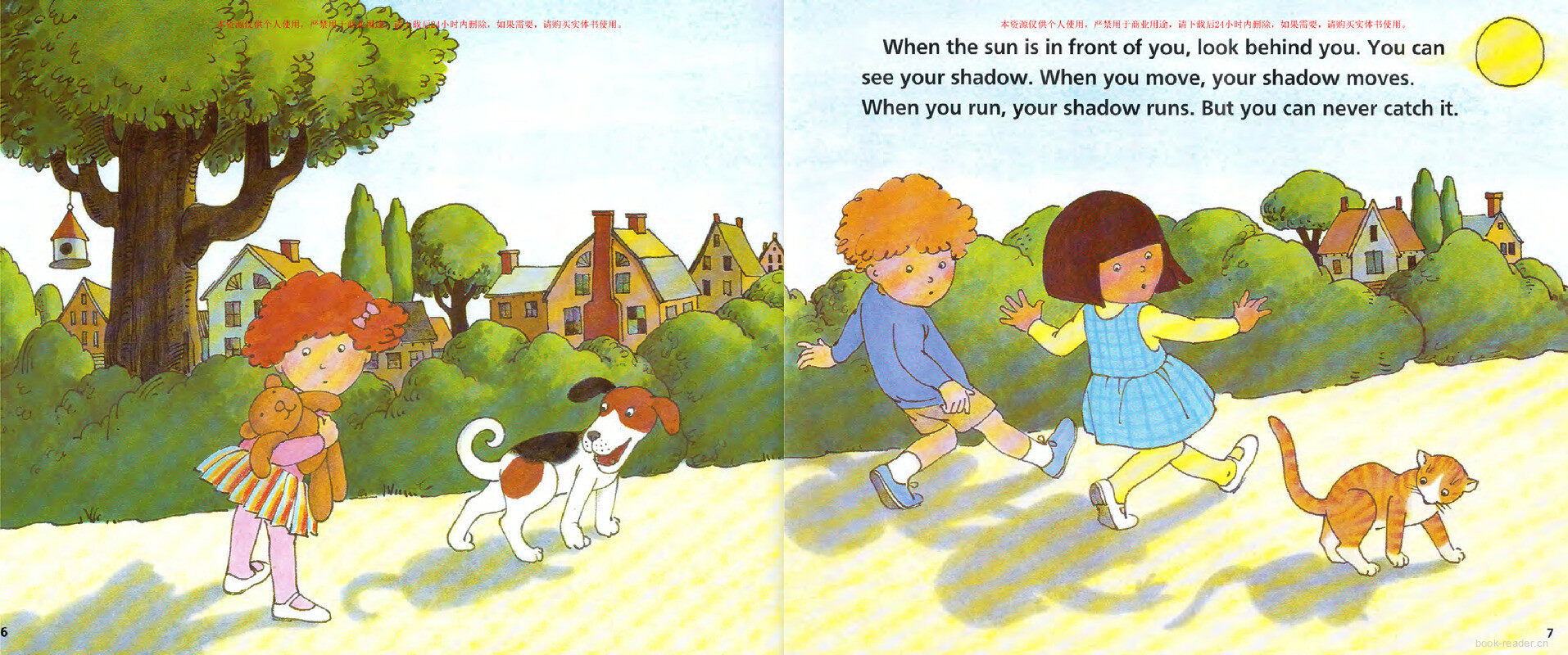 What Makes a Shadow绘本故事第4页