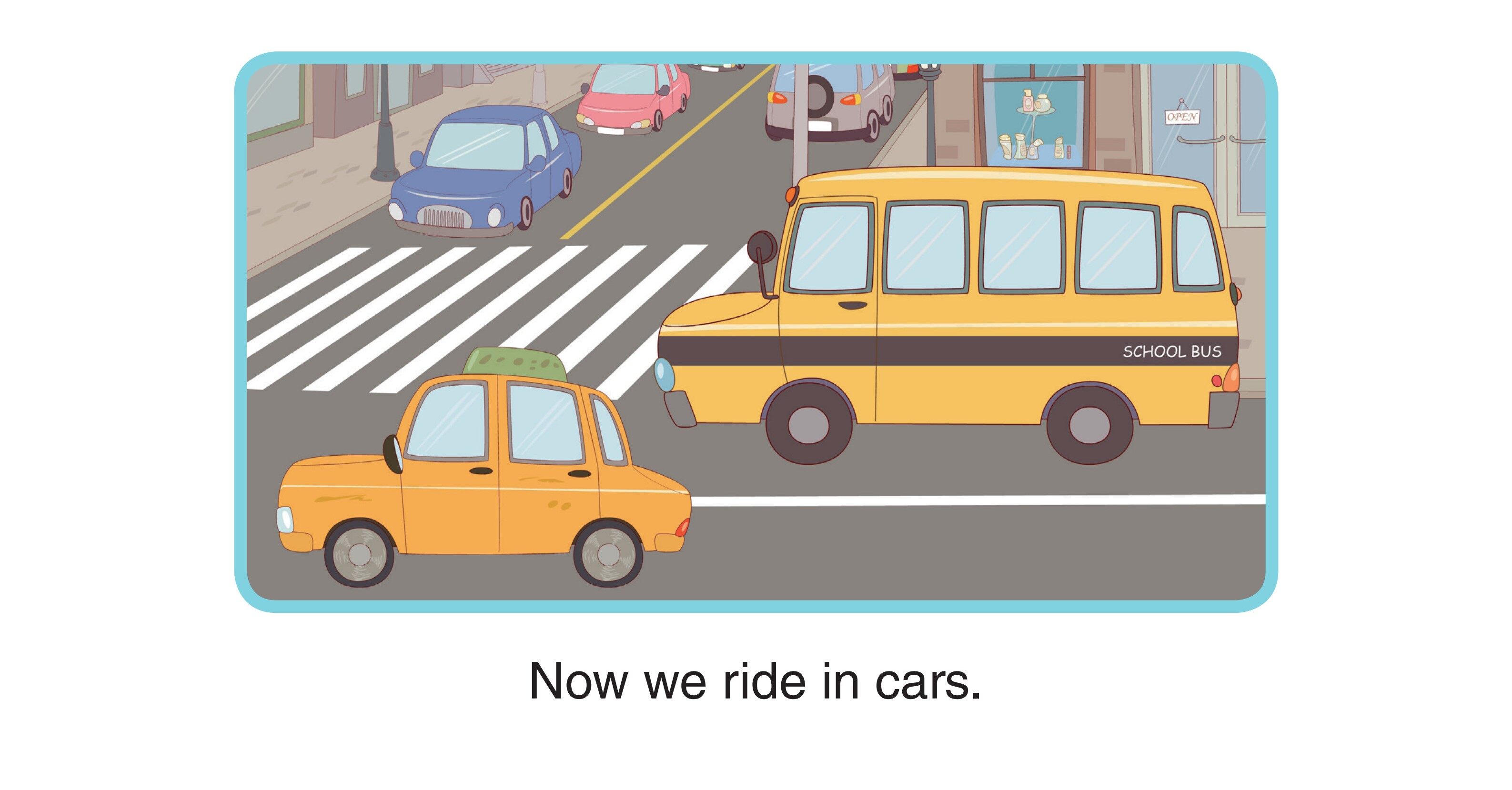 Long Ago and Now绘本故事第4页