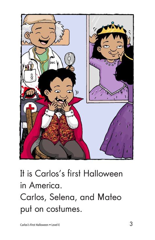 Carlos's First Halloween绘本故事第3页