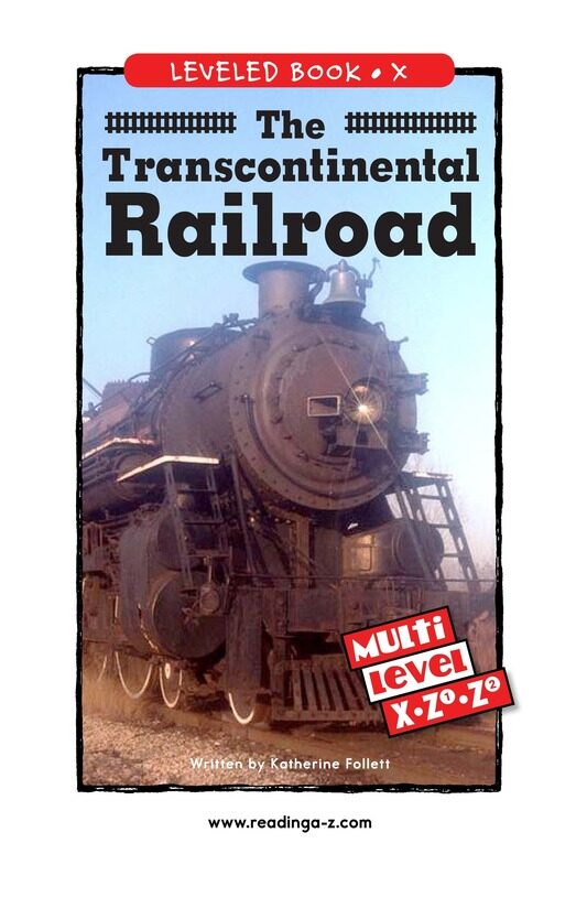 The Transcontinental Railroad绘本故事第2页
