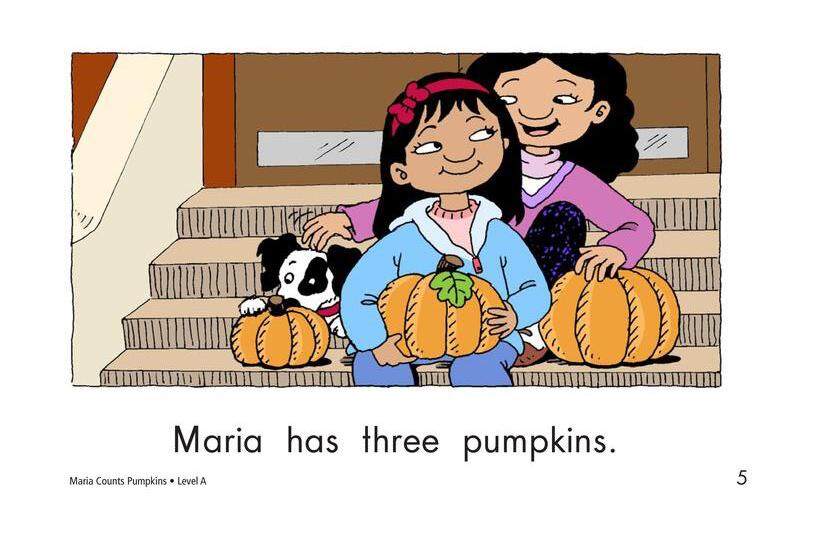 Maria Counts Pumpkins绘本故事第5页