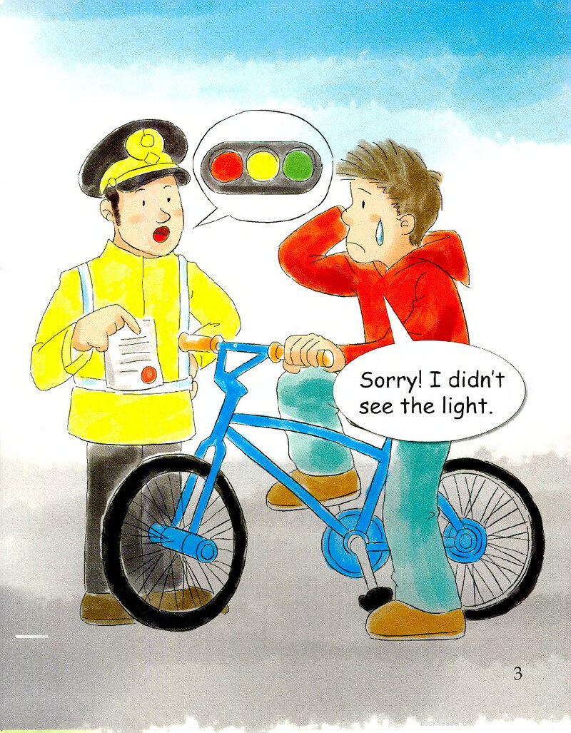 Red Means Stop绘本故事第4页