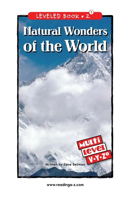 Natural Wonders of the World绘本故事第2页