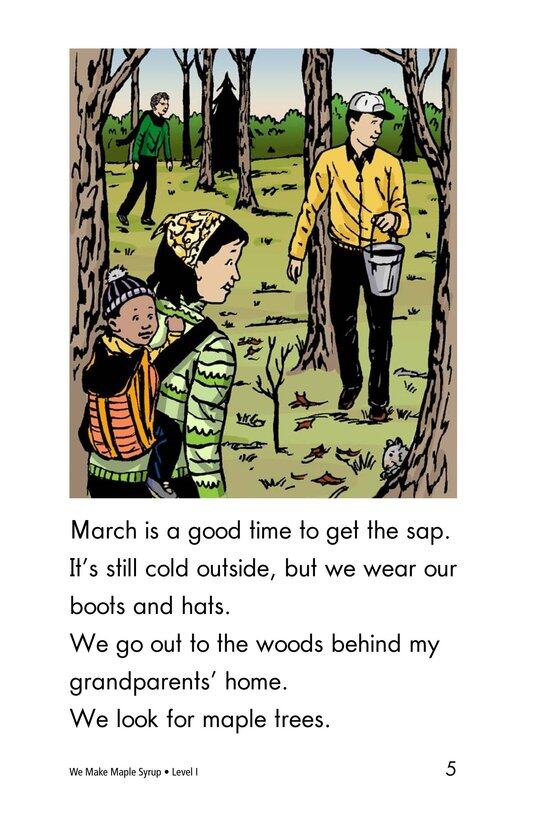 We Make Maple Syrup绘本故事第5页